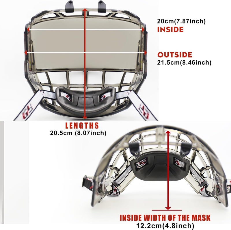 GY Hockey Full Face Shield Visor Senior Ice Hockey Helmet Face Shield Adult & Youth, Anti-Scratch/Anti-Fog/Ce Certified - Image 5